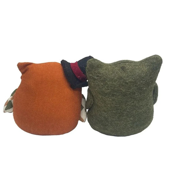 Owl 2 Handcrafed Plush Stuffed Animal 9” - Picture 6 of 11